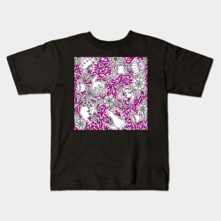 Tea Time Pink Kids T-Shirt